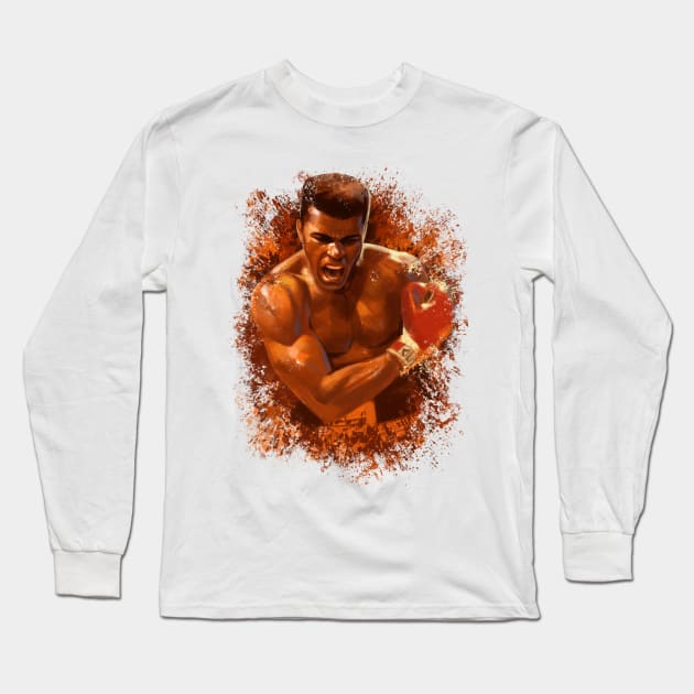 Ali Long Sleeve T-Shirt by ohshirtdotnet